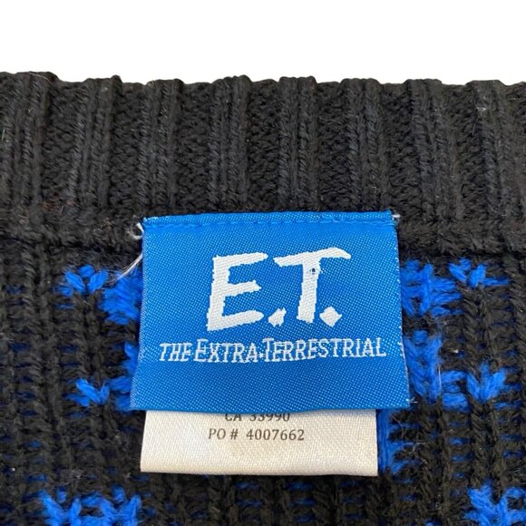 E.T. The Extra Terrestrial Ugly Christmas Sweater Knit AOP Size Large Universal - Picture 4 of 5